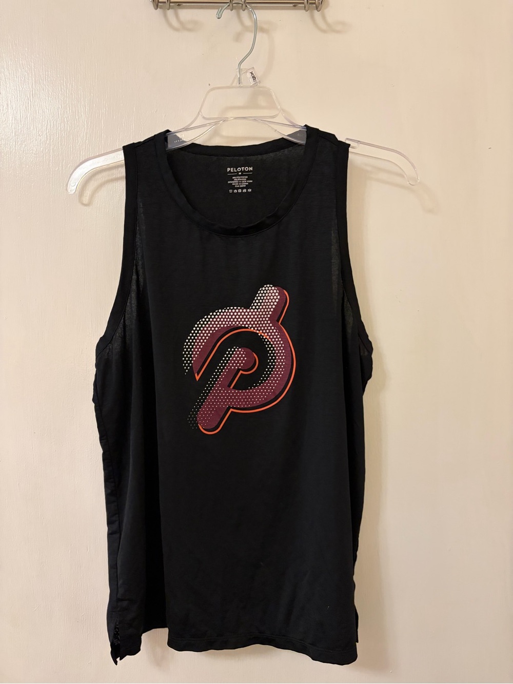 Peloton Women’s Black Graphic Tank with Red Accent Logo